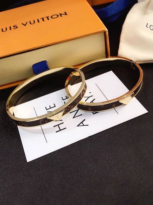 Louis Vuitton luxury logo bracelet