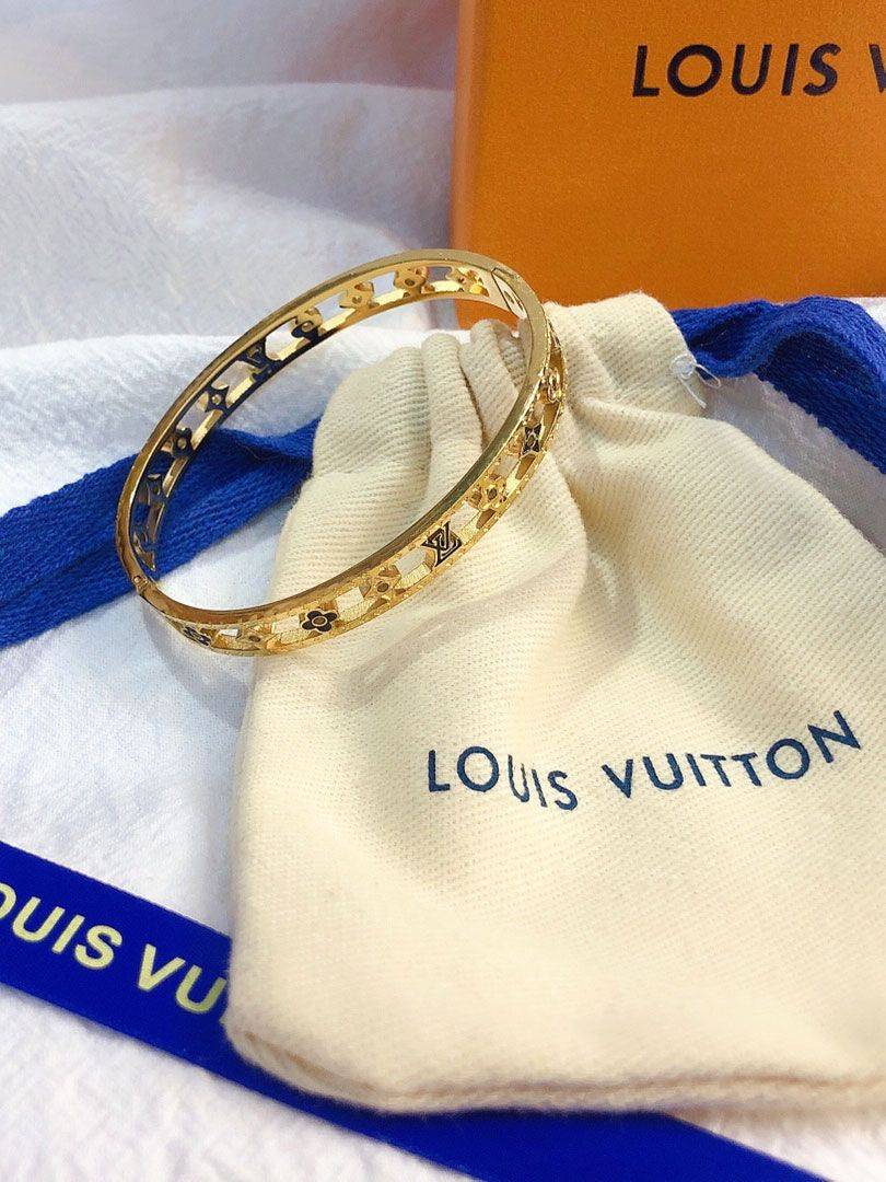 Louis vuitton nanogram hot sale strass bracelet