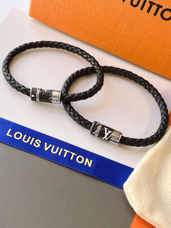 Louis Vuitton, Accessories, Louis Vuitton Mens Keep It Double Bracelet