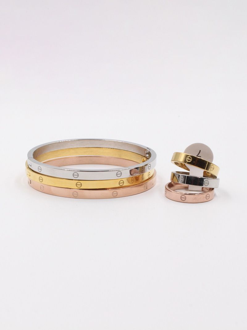 Cartier Love 18k Rose Gold Narrow Wedding Band Ring Size 54 Cartier | TLC