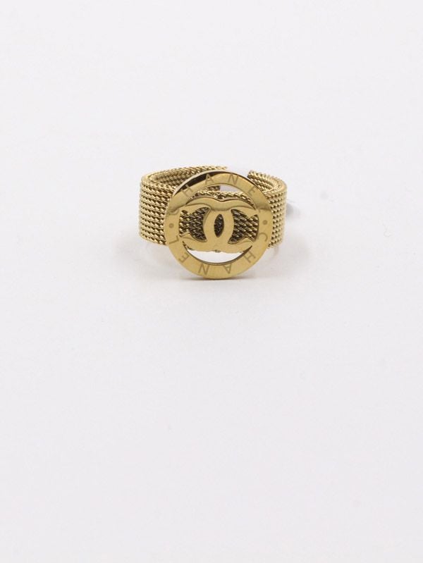 Chanel stainless steel ring