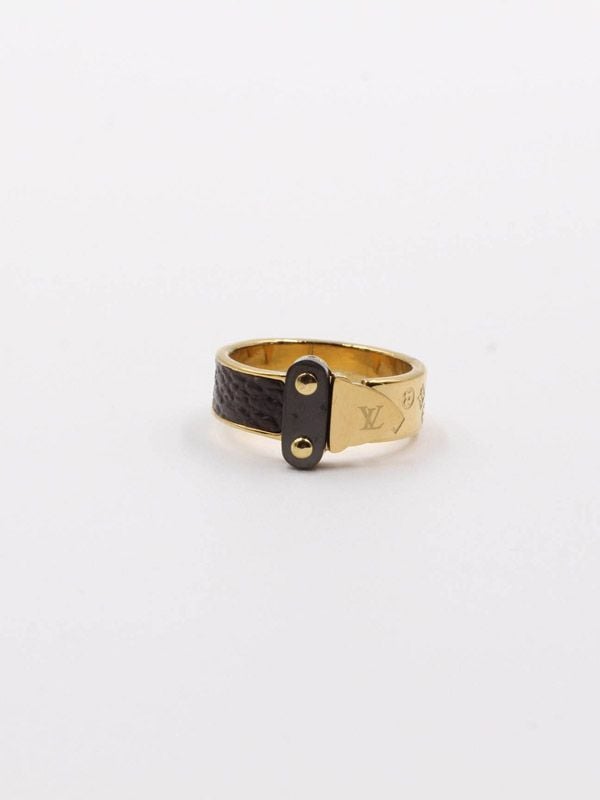 Louis Vuitton LV Instinct Set Of 2 Rings Gold Size L  Louis vuitton  Rings for men Mens accessories fashion
