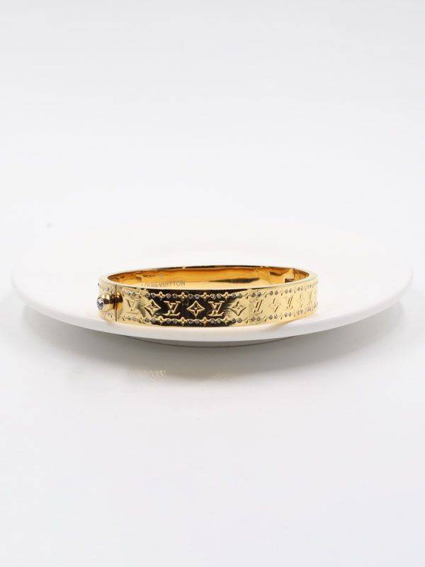 Louis Vuitton gold zircon Lugo bracelet