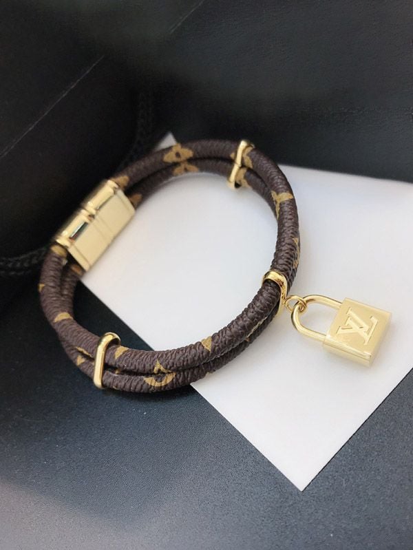 Louis Vuitton Keep It Twice Monogram Bracelet in Brown