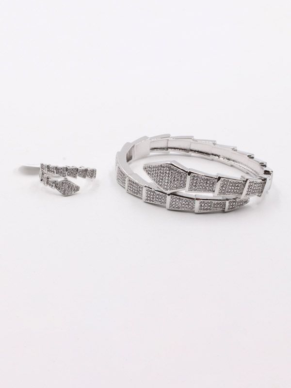 Luxurious Cartier Snake Zircon bracelets