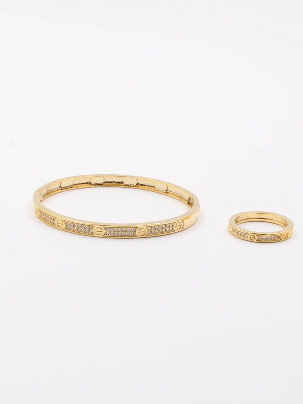 Cartier half zircon bracelets for girls
