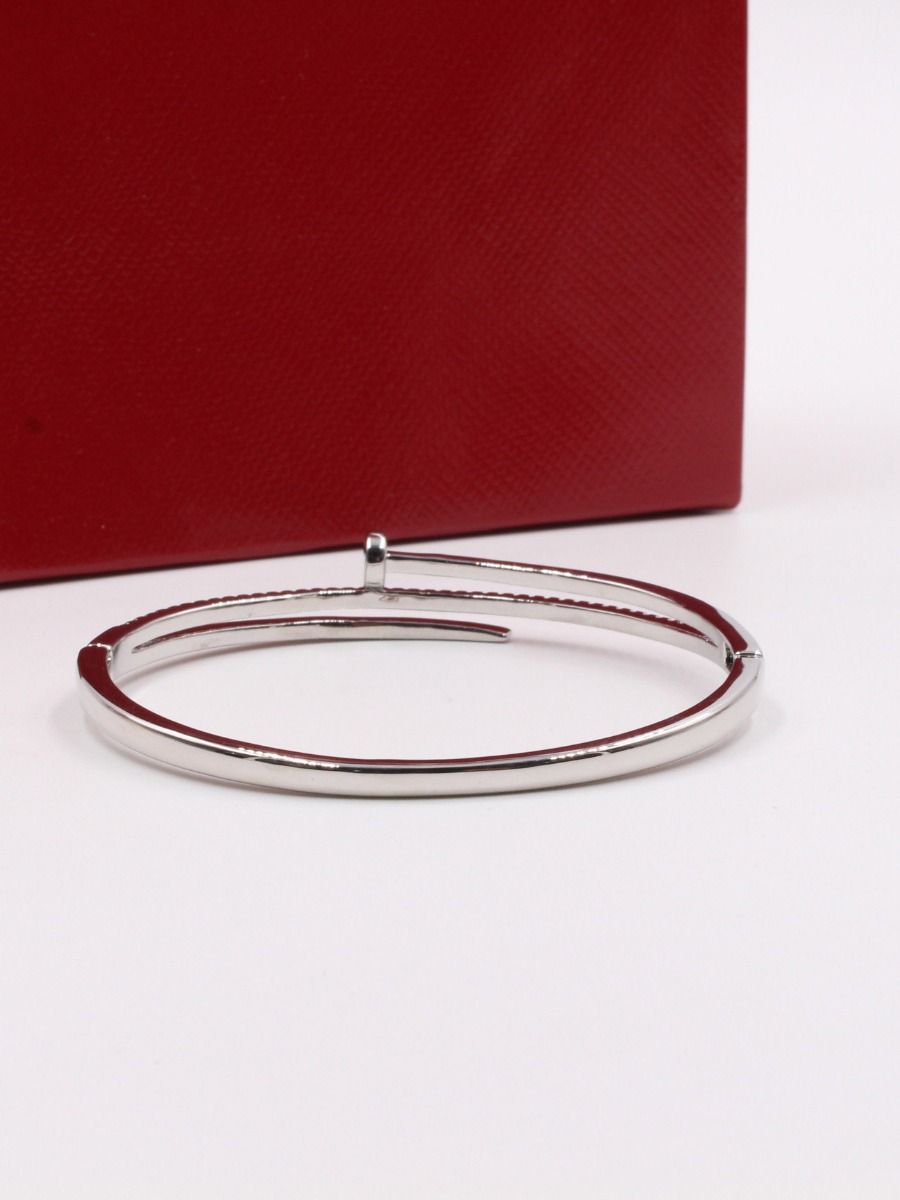 Cartier Double Lines Zircon Stud Bracelet