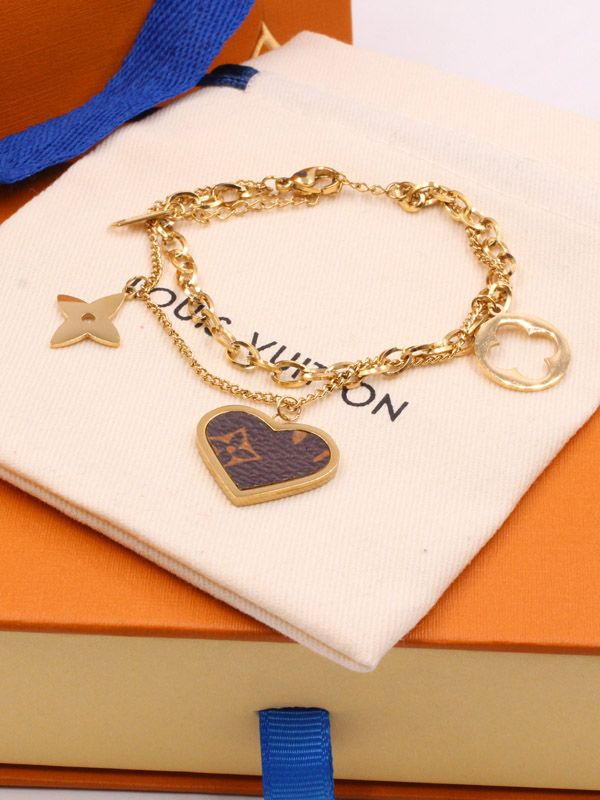 Louis vuitton clearance bracelet heart