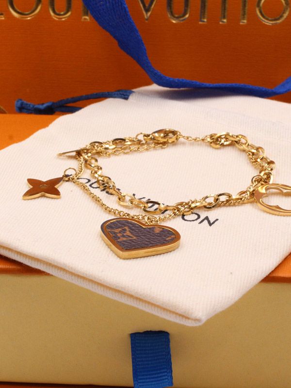 Louis vuitton heart deals bracelet