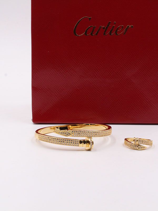 Cartier bracelet and ring for girls