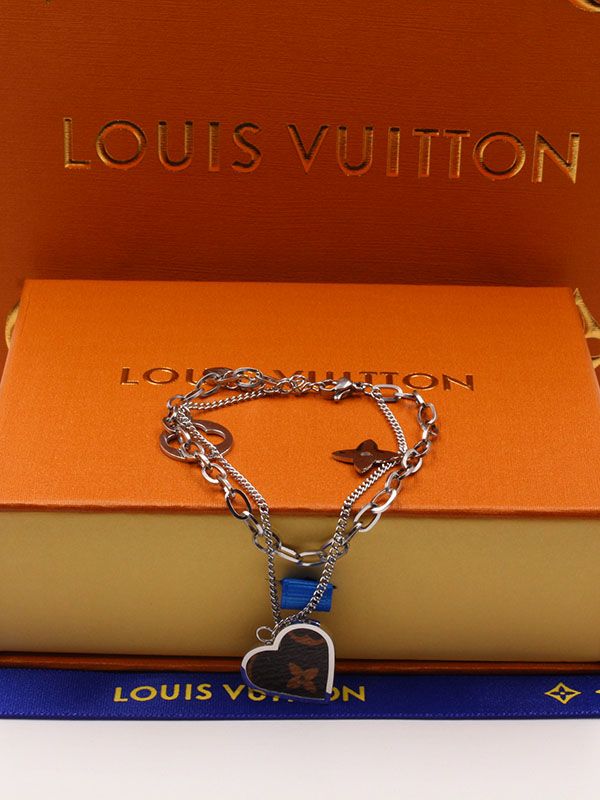 Louis vuitton heart locket bracelet sales
