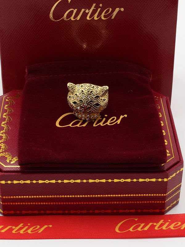 Cartier Tiger Large Metal Ring
