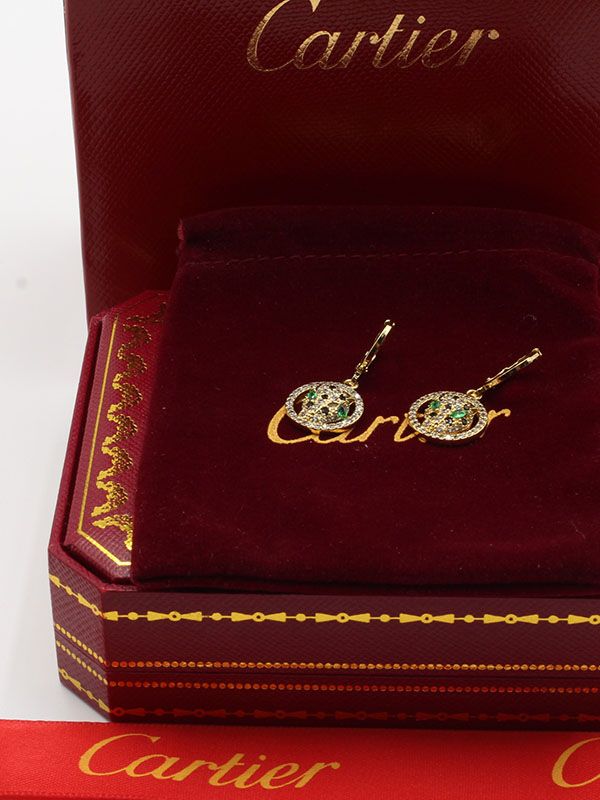 Cartier tiger earrings clearance
