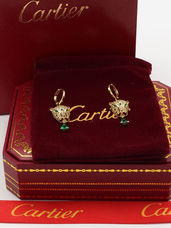 Cartier tiger earrings best sale