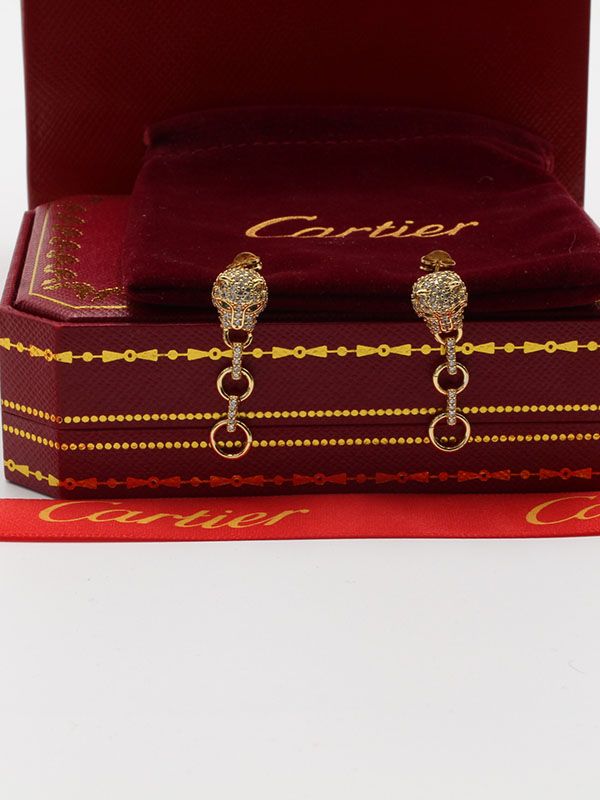 Cartier tiger 2025 earrings