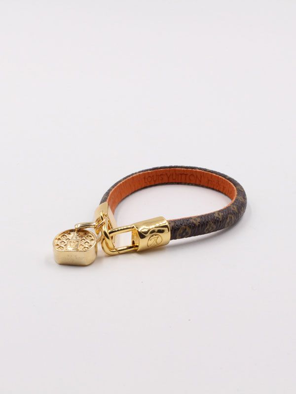 Louis Vuitton leather bracelet (small size)
