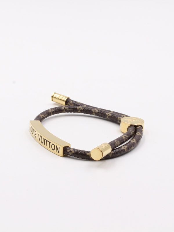 Louis Vuitton leather bracelet