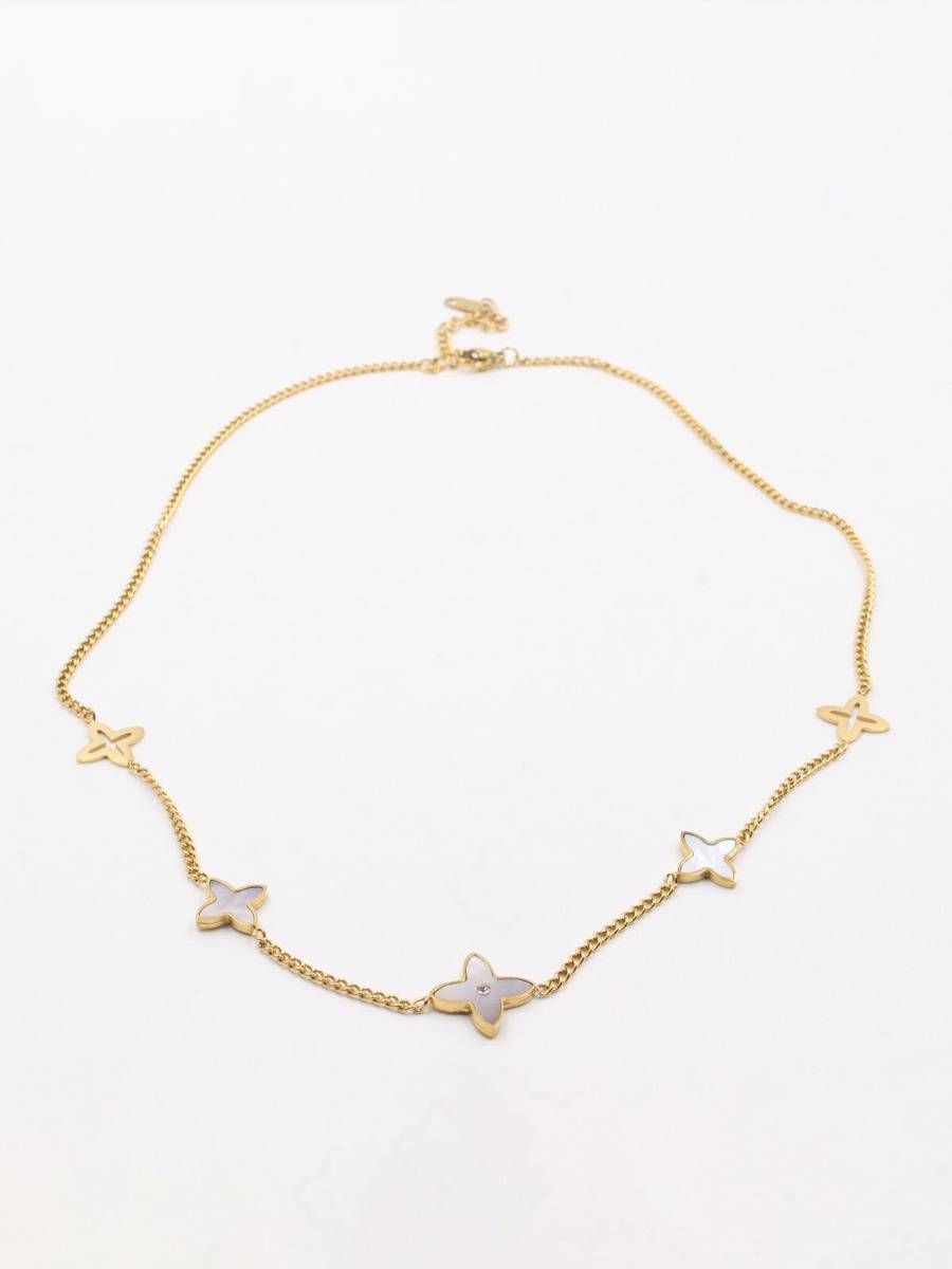 Louis Vuitton Collier Essential Rose Gold Necklace M80137 woman