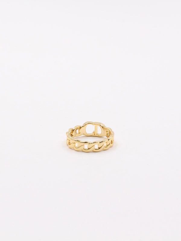 Christian Dior 18k Rose Gold Diamond Oui Ring Size 5.75 | Yoogi's Closet