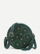 Round bag with elegant purses-1