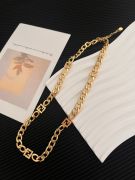 Large Fendi chain necklace-6