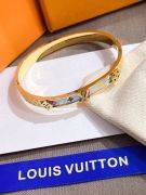 Louis Vuitton white gold bracelet-5
