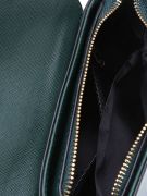 حقيبة الكتف خضراء جلد صناعي-3