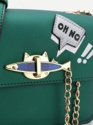Chain bag in fish and cat shape-3