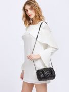 Mini leather fashion bag with fashion chain-4