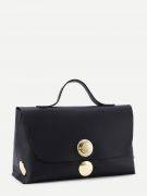 A large black lacquered bag-1