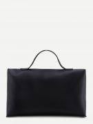 A large black lacquered bag-2