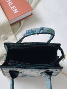 Small cyan satchel bag-5