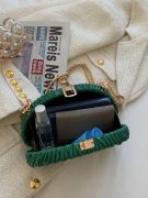 Embroidered leather handbag-1