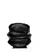 Black leather square bag-3