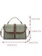Square bag with leather strap-3