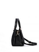 Black leather square bag-2