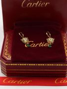 Cartier Tiger green zircon earring-1