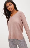 Pink knitted sweater-3