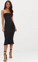 Black Dress Medium Length-1