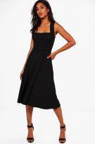 Dress Medium Length Black-1