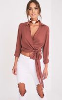 Pink blouse with sleeves-1