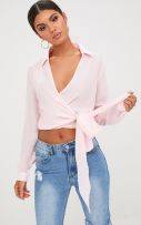 Pink blouse with sleeves-21