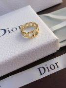 Dior gold logo ring-6