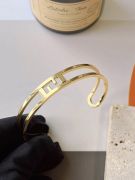 Fendi gold logo bracelet-4