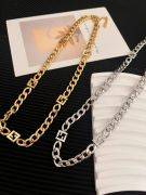 Large Fendi chain necklace-4