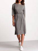 Medium gray dress with medium sleeves-1