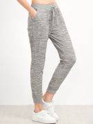 Casual pants with gray waistband-3