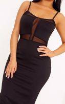 Cami Black Dress Medium Length-3