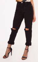Black trousers with high waist-2