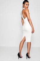 White Dress Medium Length-4